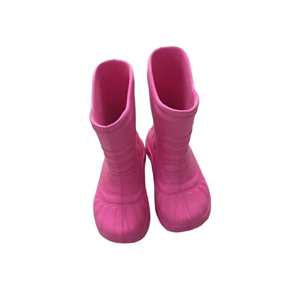 Crocs rain boots pink 